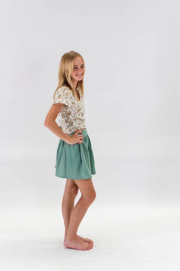 Gel Skirt - Seagrass Green