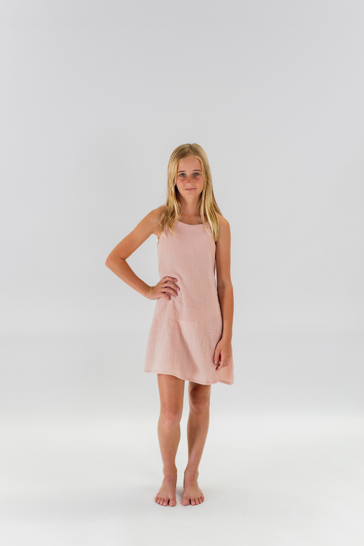 Ruby Slip Dress - Dusty Pink