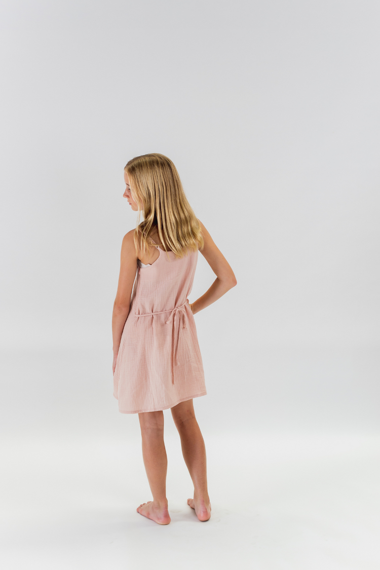 Ruby Slip Dress - Dusty Pink